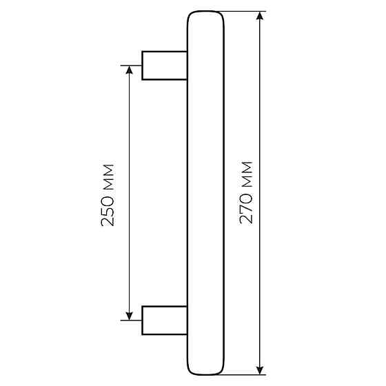 Ручка ведущая Fimet 1028STG-261 F04 Tasha хром Киев