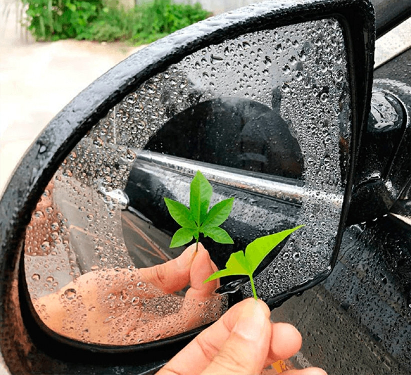 Наклейка антидощ для дзеркал авто Вінниця - фото 2