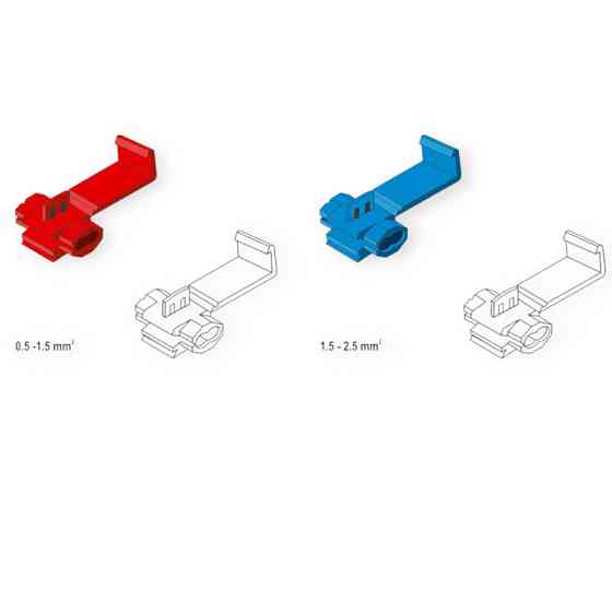 Набір електричних експрес-клемм 0.5-2.5мм 50 шт Мукачево