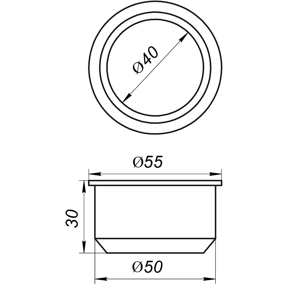 Редукція гумова VSplast 50/40 (чорна) Тернополь - изображение 2
