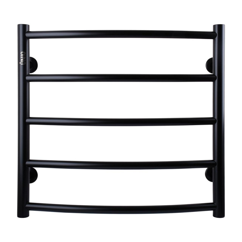 Полотенцесушитель UNIO LD W 500-500-5 BLK Лесенка Дуга вода черная (000021613) Киев - изображение 1
