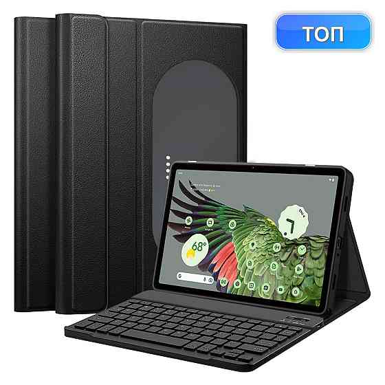 Чохол з клавіатурою Wineecy для Google Pixel Tablet 11 2023 UK розкладка Bluetooth магнітне кріплення з USB кабелем Київ