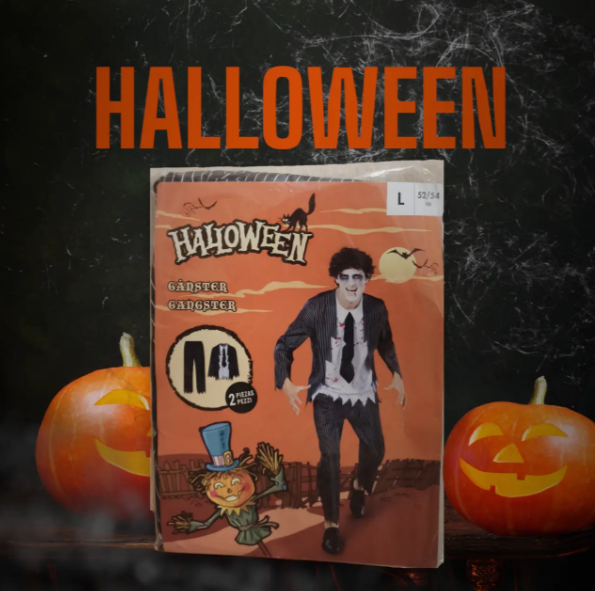 Костюм на Хелловін чоловічий Ганстер L різнобарвний Київ - фото 4