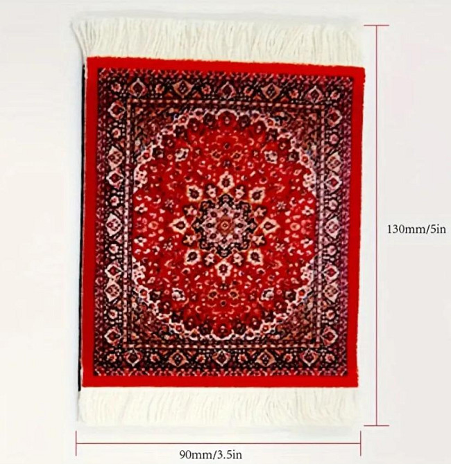 Подставка под чашку с ковровым орнаментом – подставка с резиновой основой, декоративная, 1шт. Киев - изображение 5