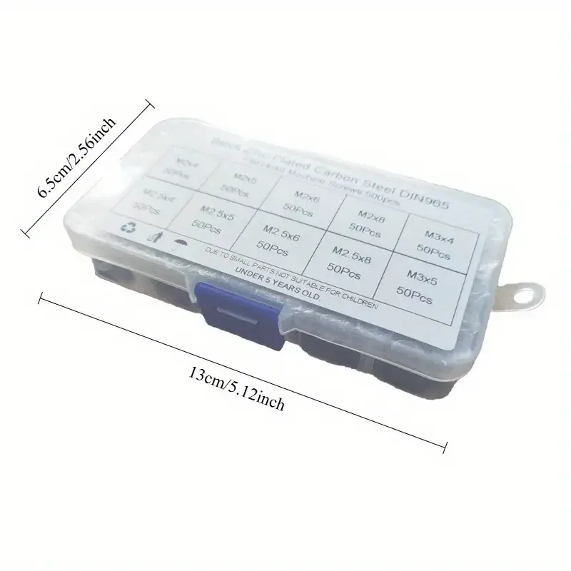 Набір потайних винтів для ноутбуків M2, M2.5, M3, 500 шт. Київ - фото 3