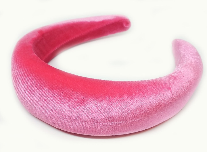Обруч на голову широкий розовый Киев - изображение 1