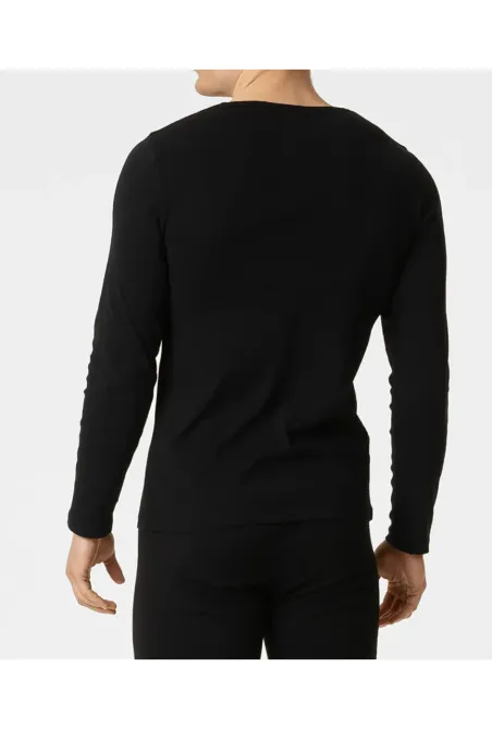 Футболка чоловіча довгий рукав Atlantic BMV-049 L, Черный Київ - фото 2