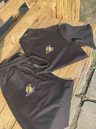 Костюм комплект Oversize літній Unisex  - Lakers (шорти + футболка) Чернівці