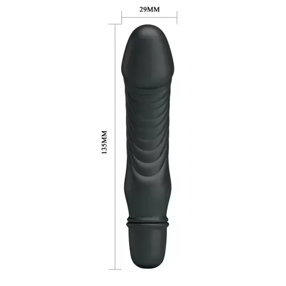 Міні вібратор STEV (чорний) Sex Aura Київ