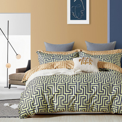 Постільна білизна Home Line Меандр сатин твіл євро (171720) Вінниця - фото 1