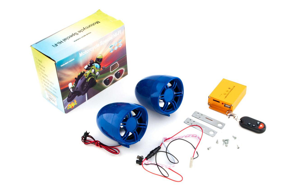 Аудіосистема (3.5, синя, підсвічування, сигн., МР3//SD/USB, ПДУ, роз'єм ППДУ 3K) Мукачево - фото 1