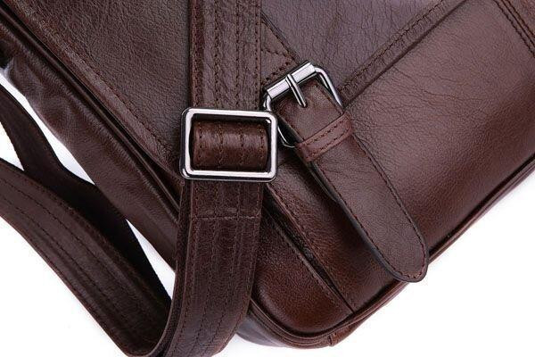 Сумка чоловіча Vintage 14089 під формат А4 Коричнева Київ - фото 3
