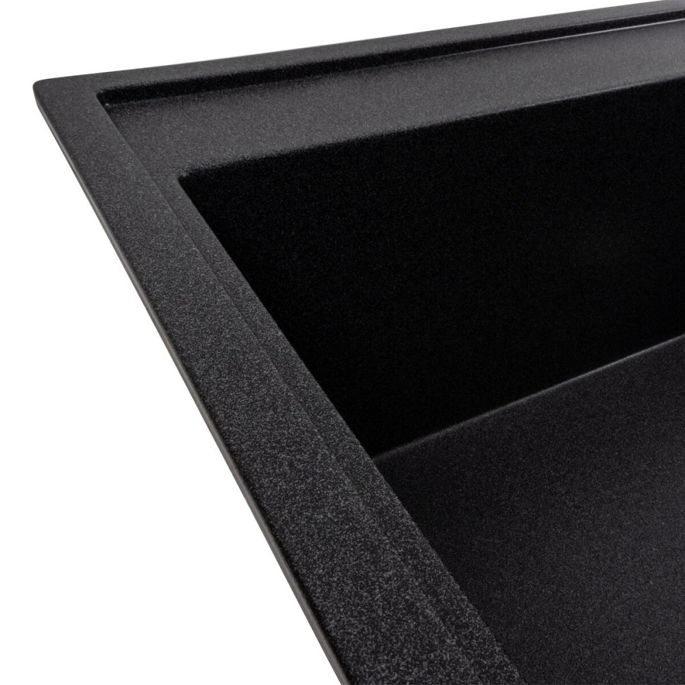 VALESO Гранітна мийка для кухні VALESO AZURIT 7950 матова Карбон Коломыя - изображение 8