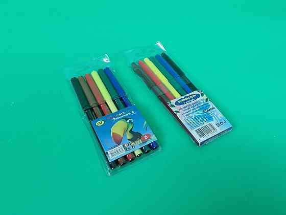 Фломастери для дитячої творчості Тм Фломзики (6 шт.) (1 пачка) Харків