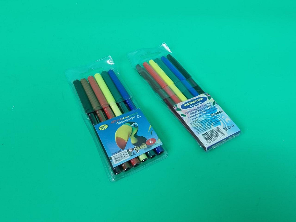 Фломастери для дитячої творчості Тм Фломзики (6 шт.) (1 пачка) Харків - фото 4