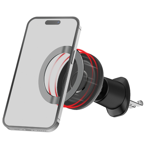 Тримач автомобільний для мобільного Air Vent-5 ColorWay CW-CHM15-BK магнітний чорний Житомир - изображение 3