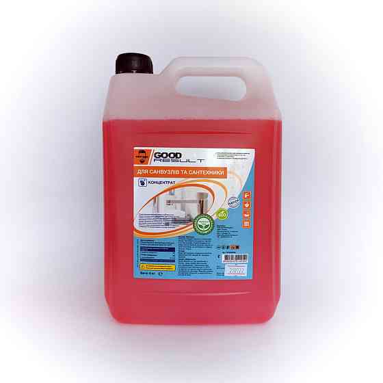Концентрат для санвузлів та сантехніки GOOD RESULT 5л/каністра Павлоград