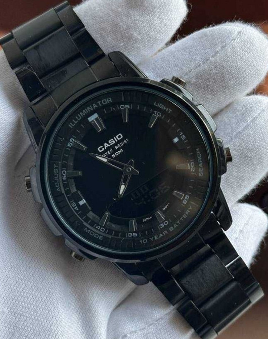 Годинник Casio AMW-880 Total Black Киев - изображение 2