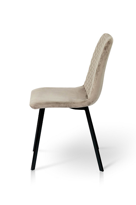 Стілець Некст, чорний/велюр мокрий пісок Київ - фото 4