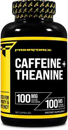 Caffeine + Theanine, 180 Capsules Луцьк