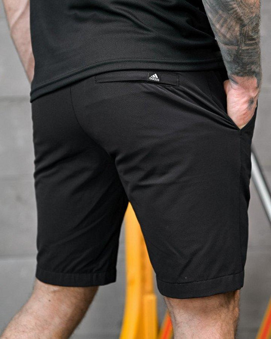 Летние городские шорты  Adi black 4 ПП7526 Одесса - изображение 5