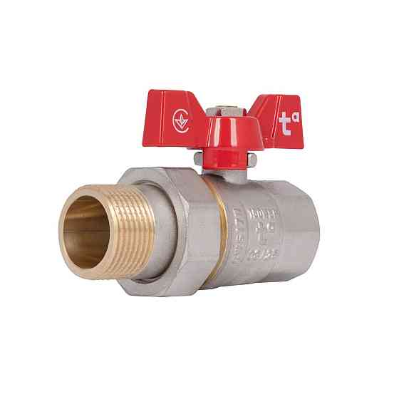 Кран кульовий "Американка" Thermo Alliance Standart 1" ВН прямий SD220NW25PN40 Київ