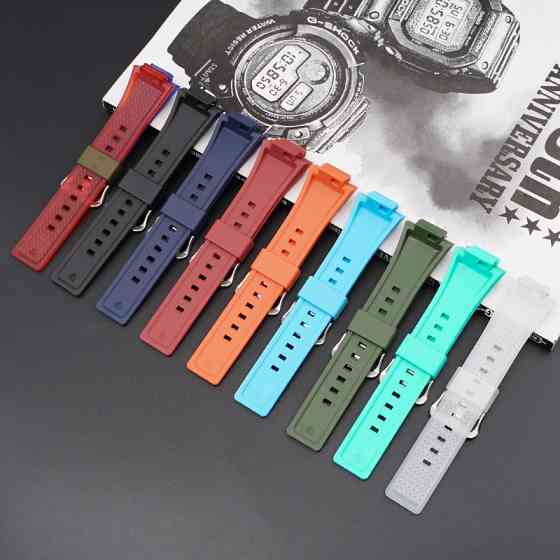 Ремешок для Casio G-Shock GA-100/110 Orange BK SBR Киев