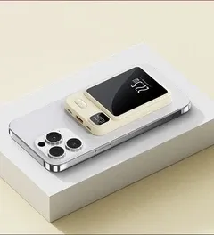 Бездротовий зовнішній акумулятор Magnetic UNIQUE 90000mAh 22.5W: портативна зарядка з MagSafe та Type-C Одеса - фото 7