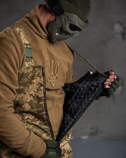 Комбез чоловічий теплий зимовий комбінезон піксель на підтяжках ЗСУ Одеса - фото 7