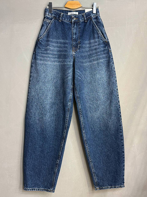 Джинсы женские Its Basic 2952-17 skater baggy бананы с косыми карманами синие, синий, 40, 40, 85 см, 116 см Киев - изображение 2