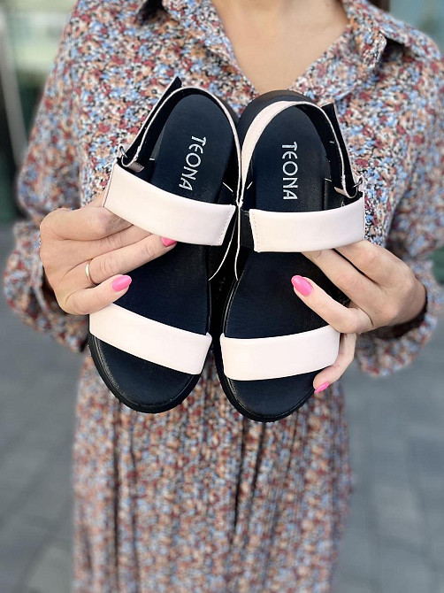 teona Босоніжки жіночі TEONA 290 пудра (літо, шкіра натуральна) (5246) Коломия - фото 2