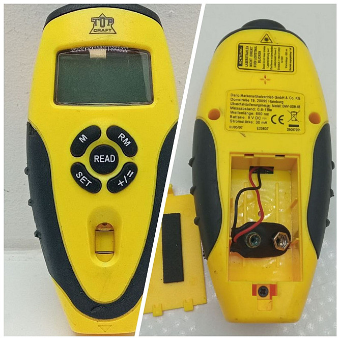 Лазерна рулетка, далекомір Top Craft Dario DMV-UDM-06 (Б клас) Луцк - изображение 1