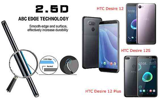 Защитное стекло ArmorGlass для HTC Desire 12, 12S, 12 Plus – устойчивое к царапинам и ударам Киев