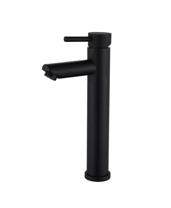 Смеситель для умывальника высокий WEZER EKO11A-01-BLACK черный Киев - изображение 3