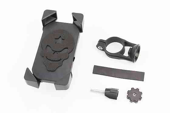 Тримач телефону на кермо з чорним малюнком (мін. габарит телефону 60 * 124мм, макс. габарит 80 * 160мм) Київ