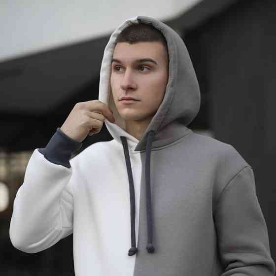 Зимнее теплое мужское худи мужское Pobedov 1touch Киев