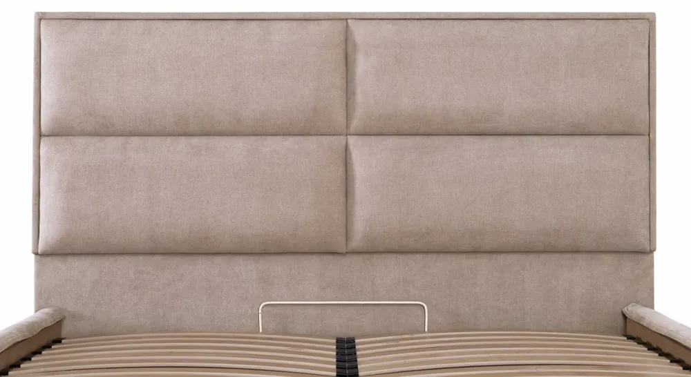 Ліжко Двоспальне Sheffield Comfort 180 х 190 см Місті Mocco З підйомним механізмом та нішою для білизни Мокко Київ - фото 5