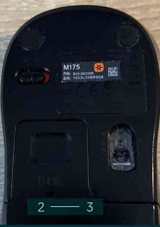 Миша комп'ютерна бездротова: Logitech M175. Київ