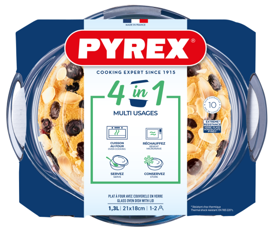 Кастрюля с крышкой Pyrex, 1.3 л (7092306) Киев