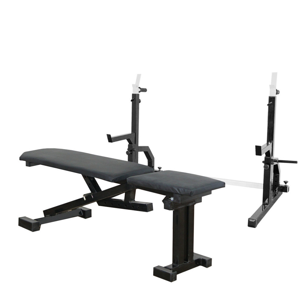 Скамья с отрицательным углом 40 на 40 мм + Стойки со страховкой 40 на 40 мм + брусья и штыри под блины Киев - изображение 3