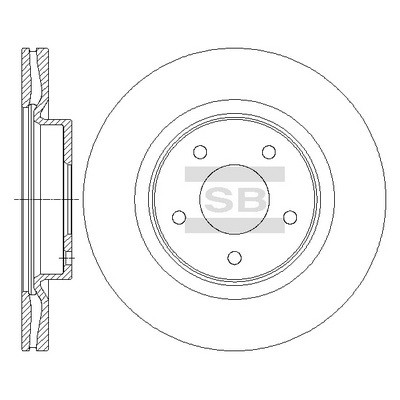 Тормозной диск HI-Q SD4223 Винница - изображение 1