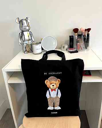 Екошопер BookOpt ВК4057 Teddy Bear (Be Excellent) чорний Киев
