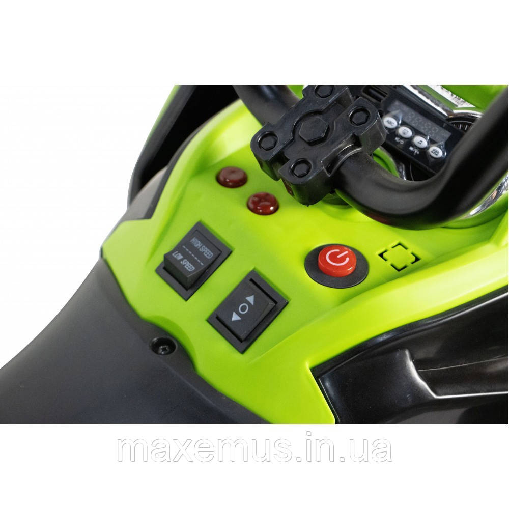 Квадроцикл детский на аккумуляторе HM 1 2 8 8 электроквадроцикл для ребенка 12V зеленая серия Sport Мостиска - изображение 12