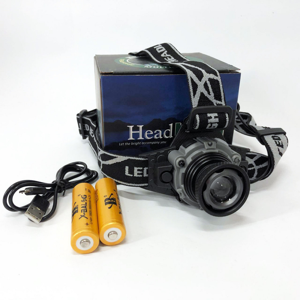 Фонарь для спасателей на голову BL-W002, Портативный светодиодный налобный фонарь KP-48 Львов - изображение 3