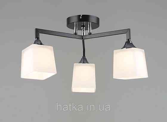 Люстра стельова Sirius B N6116/3 COFFEE+CR на 3 плафони Київ