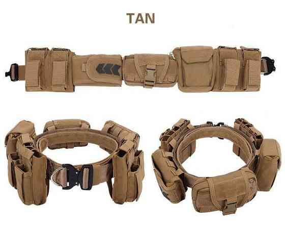 Пояс модульный разгрузочный Yakeda с подсумками и системой Молли Койот Винница