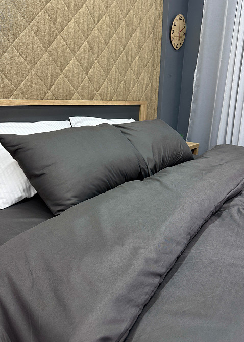 Комплект постельного белья, Decorator El Skin Двуспальный 180х215 Темно-серый (88-076) Киев - изображение 2