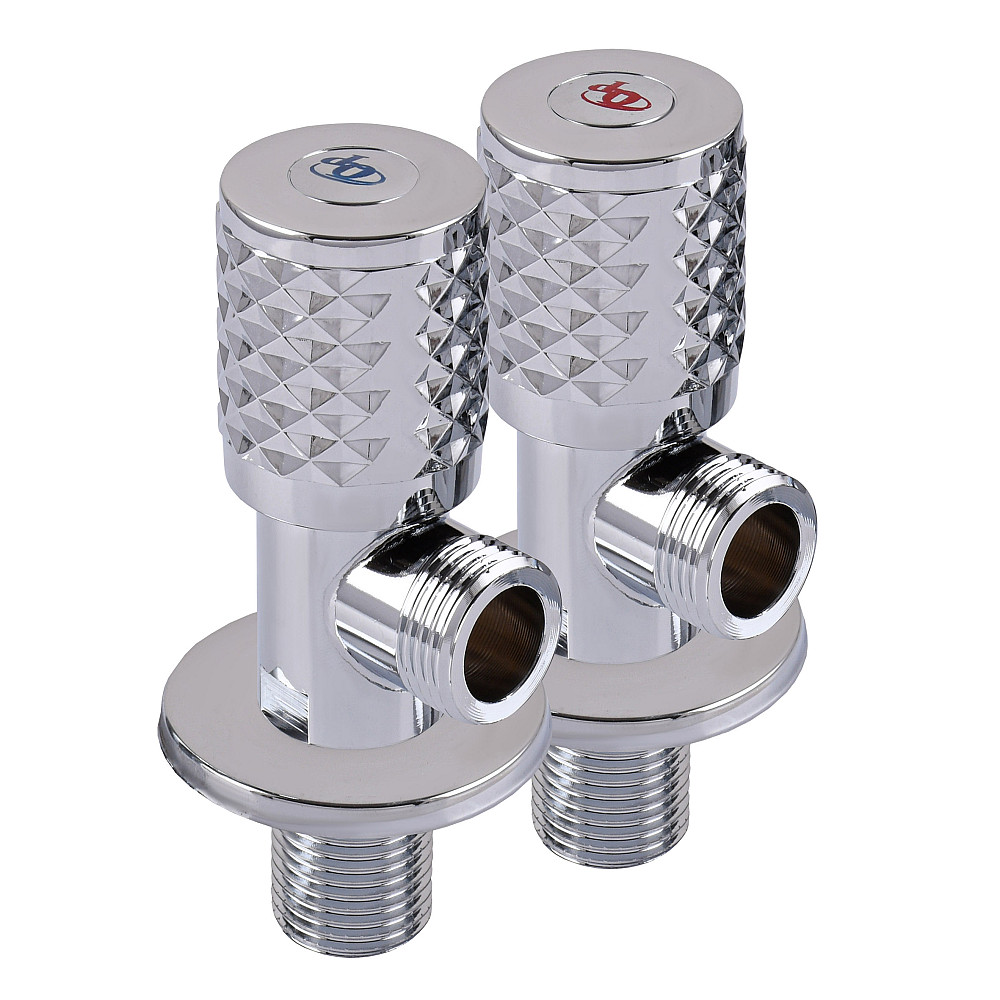 !!Набір кранів кутових кераміка PROFESSIONAL EXCLUSIVE 1/2″X1/2″ 9999 CHROME (1уп.) Тернопіль - фото 2