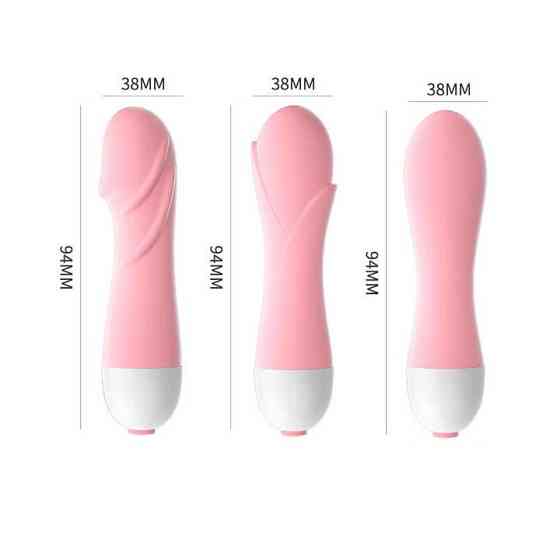 Вибратор массажер для клитора и точки G 10 режимов - Светло-розовый - Вибраторы Винница