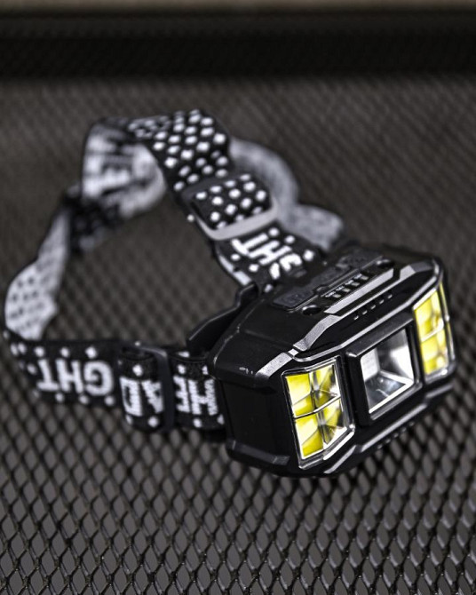 Налобний ліхтарик HC 617 COB сенсор червоне світло ПП8147 Одеса - фото 8